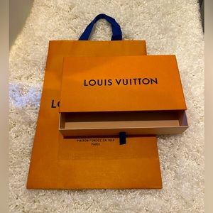 Louis Vuitton box and bag